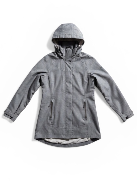 L.L. Bean Jackets & Blazers - L.L. Bean Waterproof Hooded Rain Jacket Gray Lightweight Outdoor Hiking Size XS